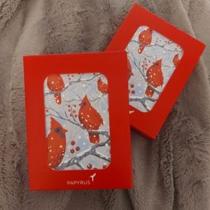 Papyrus Holiday Greeting Cards - Cardinal - 2 boxes